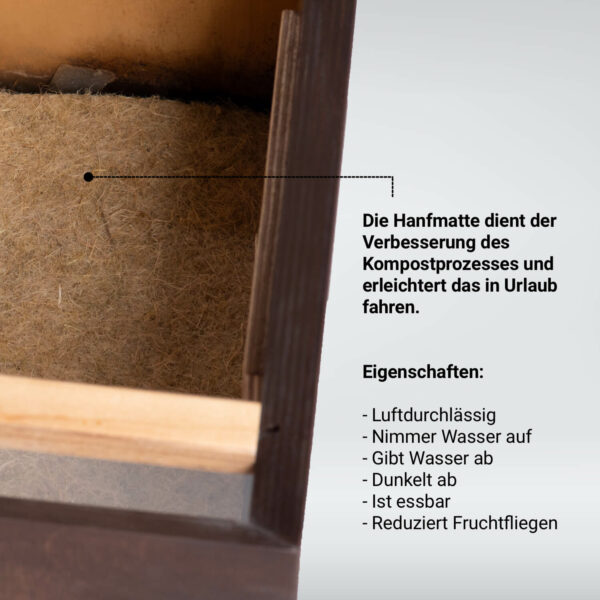 Terrabox P2 Dunkel Hanfmatte