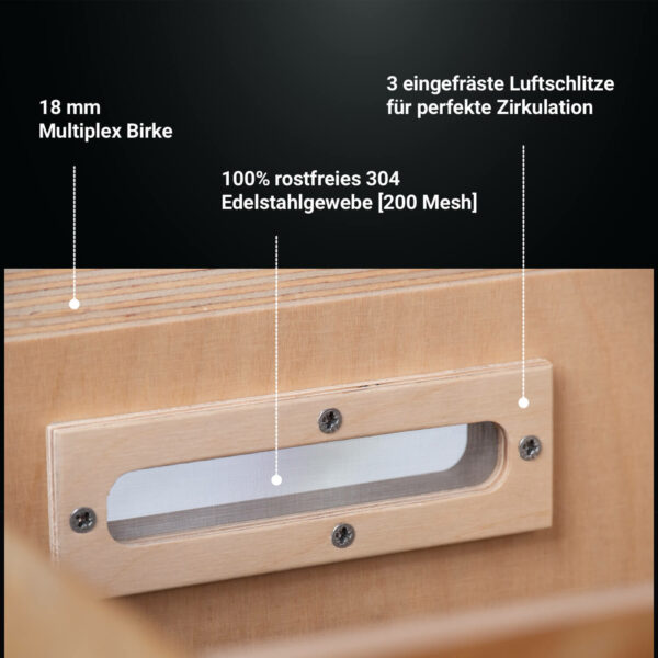 Terrabox P2 Hell Luftschlitze