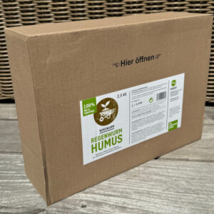 Ein Paket 2,5 Kg Bio Wurmhumus Bodenverbesserer torffrei